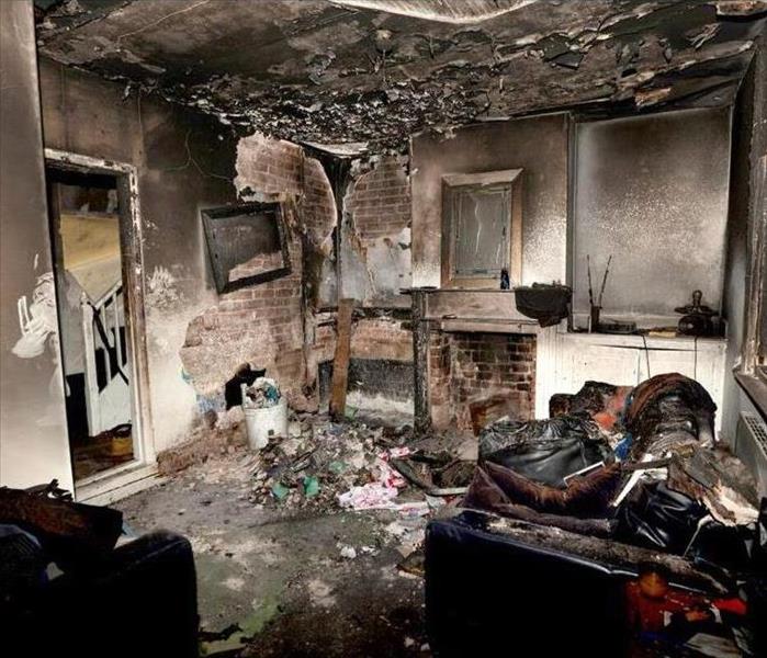 How is fire damage to a home repaired?