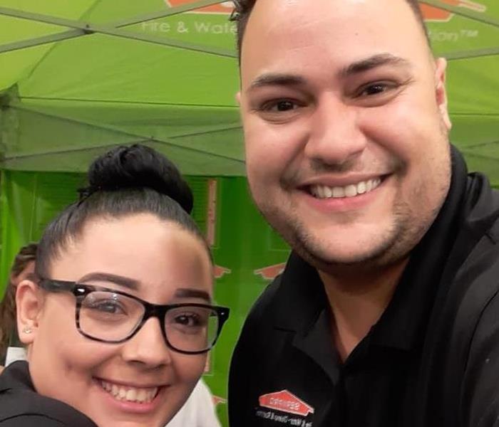 Two SERVPRO employees smiling.